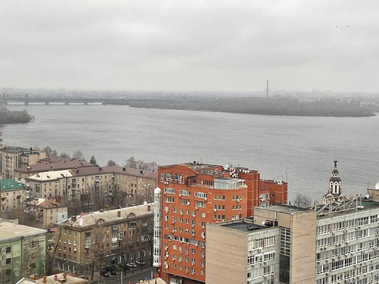 Мост Сити Видовая Dnipro Bagian luar foto